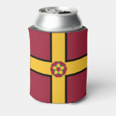 Vlag op Northamptonshire Koelbox Blikjeskoeler (Blikje Achterkant)