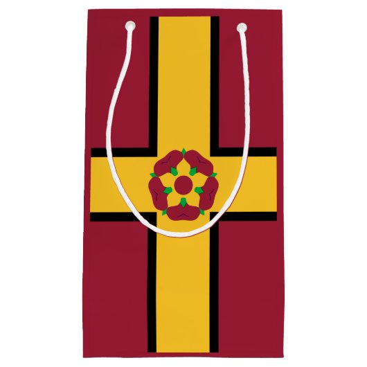 Vlag op Northamptonshire Small Gift Bag Klein Cadeauzakje (Voorkant)