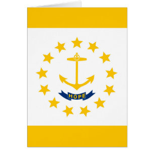 Vlag op Rhode Island - eiland