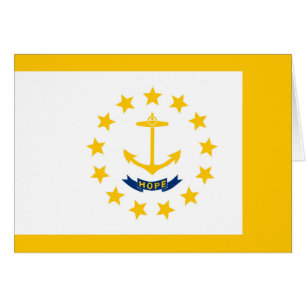 Vlag op Rhode Island - eiland