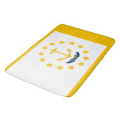 Vlag op Rhode Island - eiland Badmat (Gekanteld)