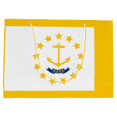 Vlag op Rhode Island - eiland Groot Cadeauzakje (Achterkant)