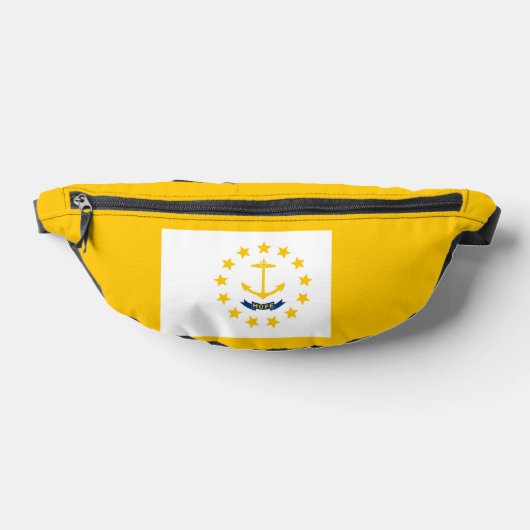 Vlag op Rhode Island - eiland Heuptasje (Liggend)