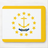 Vlag op Rhode Island - eiland Muismat (Voorkant)