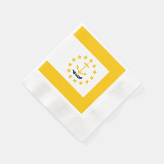 Vlag op Rhode Island - eiland Servetten (Hoek)