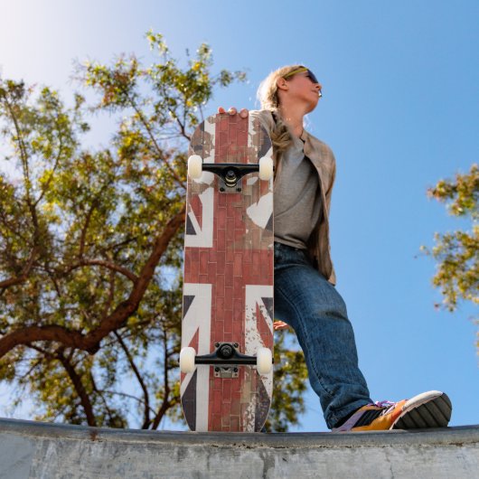 Vlag op Wall Union Jack British Persoonlijk Skateboard (Buiten 1)