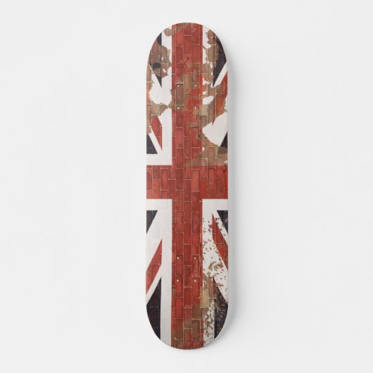 Vlag op Wall Union Jack British Persoonlijk Skateboard (Voorkant)