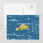  vlag OREGON Briefkaart (Voorkant / Achterkant)