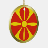 Vlag Ornament Noord-Macedonië (Rechts)