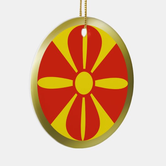 Vlag Ornament Noord-Macedonië (Rechts)