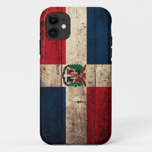 Vlag oude Wooden Dominicaanse Republiek Case-Mate iPhone Case