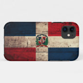 Vlag oude Wooden Dominicaanse Republiek Case-Mate iPhone Case (Achterkant (horizontaal))