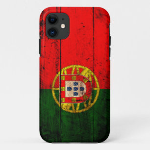 Vlag oude Wooden Portugal iPhone 11 Hoesje