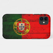 Vlag oude Wooden Portugal Case-Mate iPhone Case (Achterkant (horizontaal))