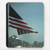 Vlag over Teton Mousepad Muismat (Voorkant)