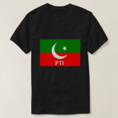 vlag Pakistan PTI T-shirt (Design voorkant)