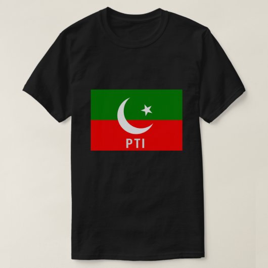 vlag Pakistan PTI T-shirt (Design voorkant)