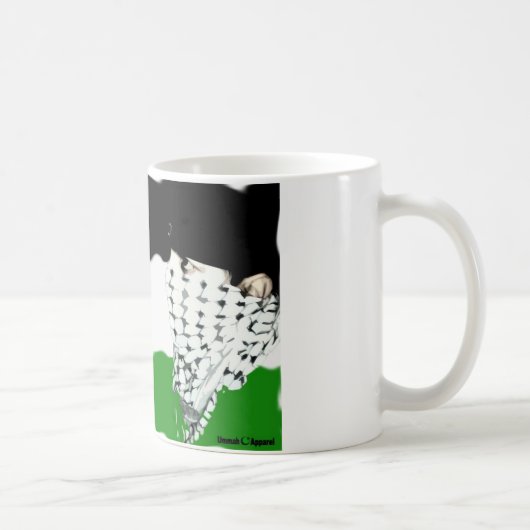 vlag Palestine Intifada Koffiemok (Rechts)
