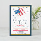 Vlag Patriot Party Kaart (Staand voorkant)