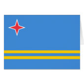 Vlag Patriotic Aruba (Voorkant Horizontaal)