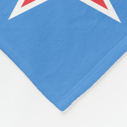 Vlag Patriotic Aruba Fleece Deken (Hoek)