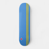Vlag Patriotic Aruba Persoonlijk Skateboard (Voorkant)