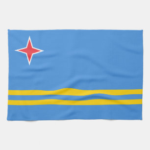 Vlag Patriotic Aruba Theedoek