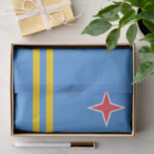 Vlag Patriotic Aruba Tissuepapier (Geschenk)