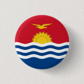 Vlag Patriotic Kiribati Ronde Button 3,2 Cm (Voorkant)