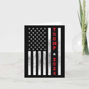 Vlag Patriottisch 4 juli Trump 2024 Kaart