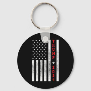 Vlag Patriottisch 4 juli Trump 2024 Sleutelhanger