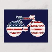 vlag patriottische fiets Verenigde Staten van Amer
