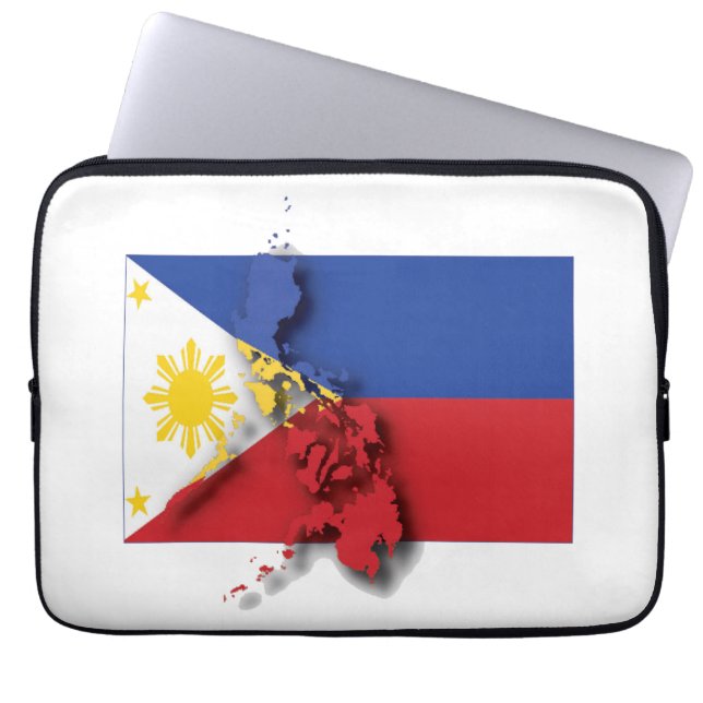 Vlag patriottische PHILIPPINES Laptop Sleeve (Voorkant)