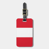 Vlag Peru Bagagelabel (Voorkant verticaal)