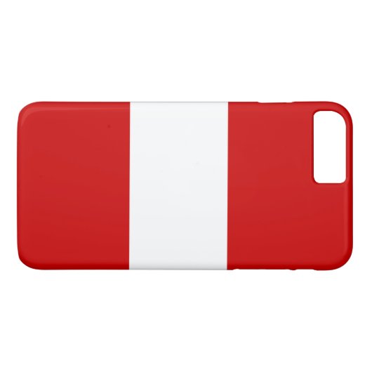Vlag Peru Case-Mate iPhone Case (Achterkant (Horizontaal))