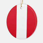 Vlag Peru Keramisch Ornament (Links)