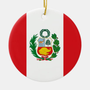 Vlag Peru Keramisch Ornament