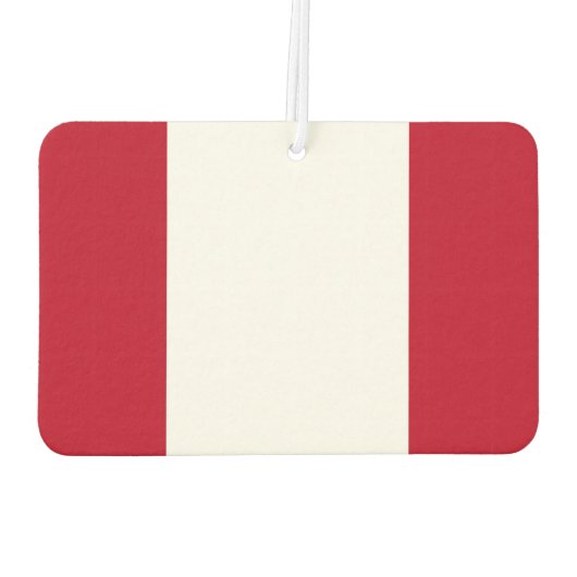 Vlag Peru Luchtverfrisser (Achterkant)