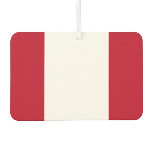 Vlag Peru Luchtverfrisser (Voorkant)