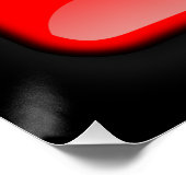 Vlag Peru Poster (Hoek)