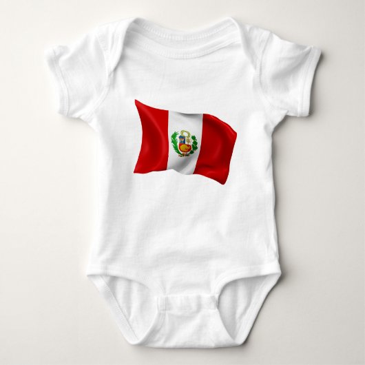 Vlag Peru Romper (Voorkant)