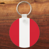 Vlag Peru Sleutelhanger (Voorkant)