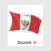 Vlag Peru Sticker (Vel)