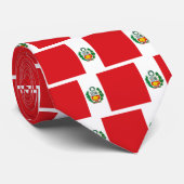 Vlag Peru Stropdas (Opgerold)