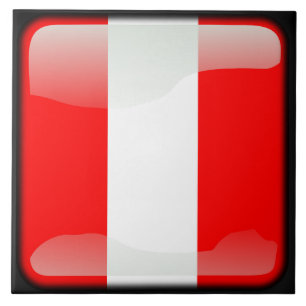 Vlag Peru Tegeltje