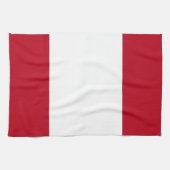 Vlag Peru Theedoek (Horizontaal)