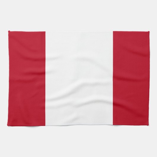 Vlag Peru Theedoek (Horizontaal)