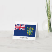 vlag Pitcairneilanden Bedankkaart (Voorkant)