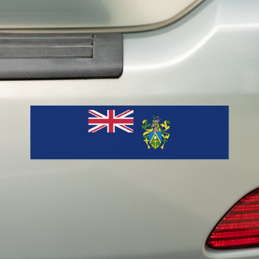 vlag Pitcairneilanden Bumpersticker (Op auto)