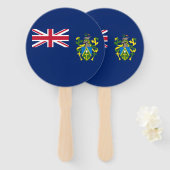 vlag Pitcairneilanden Handwaaier (Voorkant en achterkant)